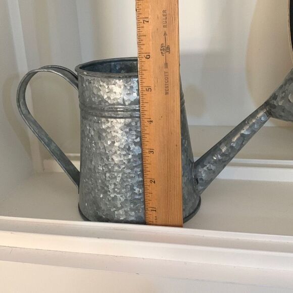 Galvanized Mini Watering Can - Picture 3 of 5